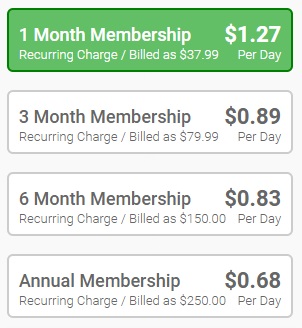 Asian TGirlの料金プラン