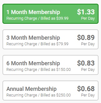 TGirls.XXXの料金プラン